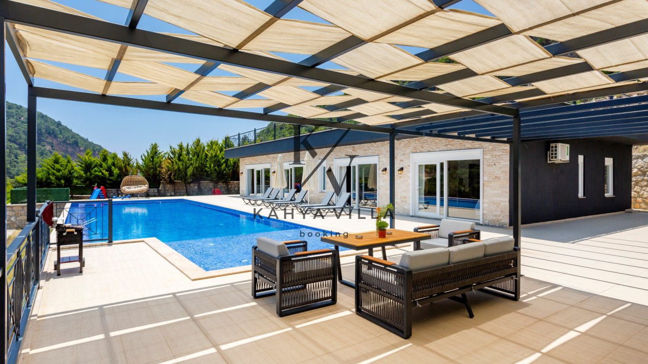 Villa Health  | Kalkan Sarıbelen’de Özel Havuzlu Lüks Tatil Villası