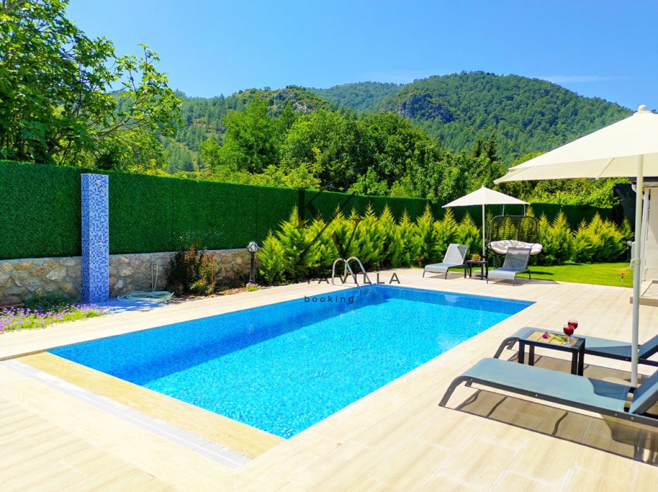 Villa Lime | Fethiye Kayaköy’de 2 Yatak Odalı, Özel Havuzlu 4 Kişilik Villa