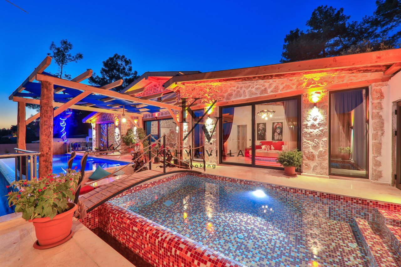 Villa Breathe , Kalkan İslamlar Bölgesinde Bulunan 2 Yatak Odalı  Muhafazakar Villa