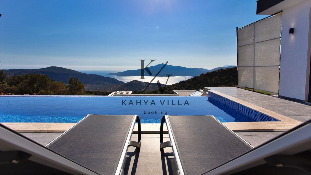 Villa Koçak 2, Kalkan Kördere 'de Deniz Manzaralı Tatil Villası