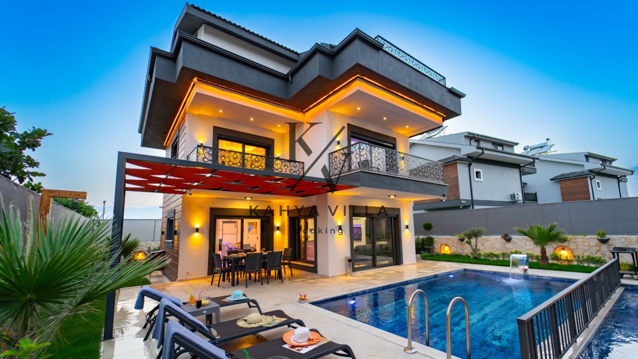 Villa Karaşal 1, Fethiye Seydikemer Bölgesinde Bulunan 6 Kişi Kapasiteli Lüx Tatil Villası