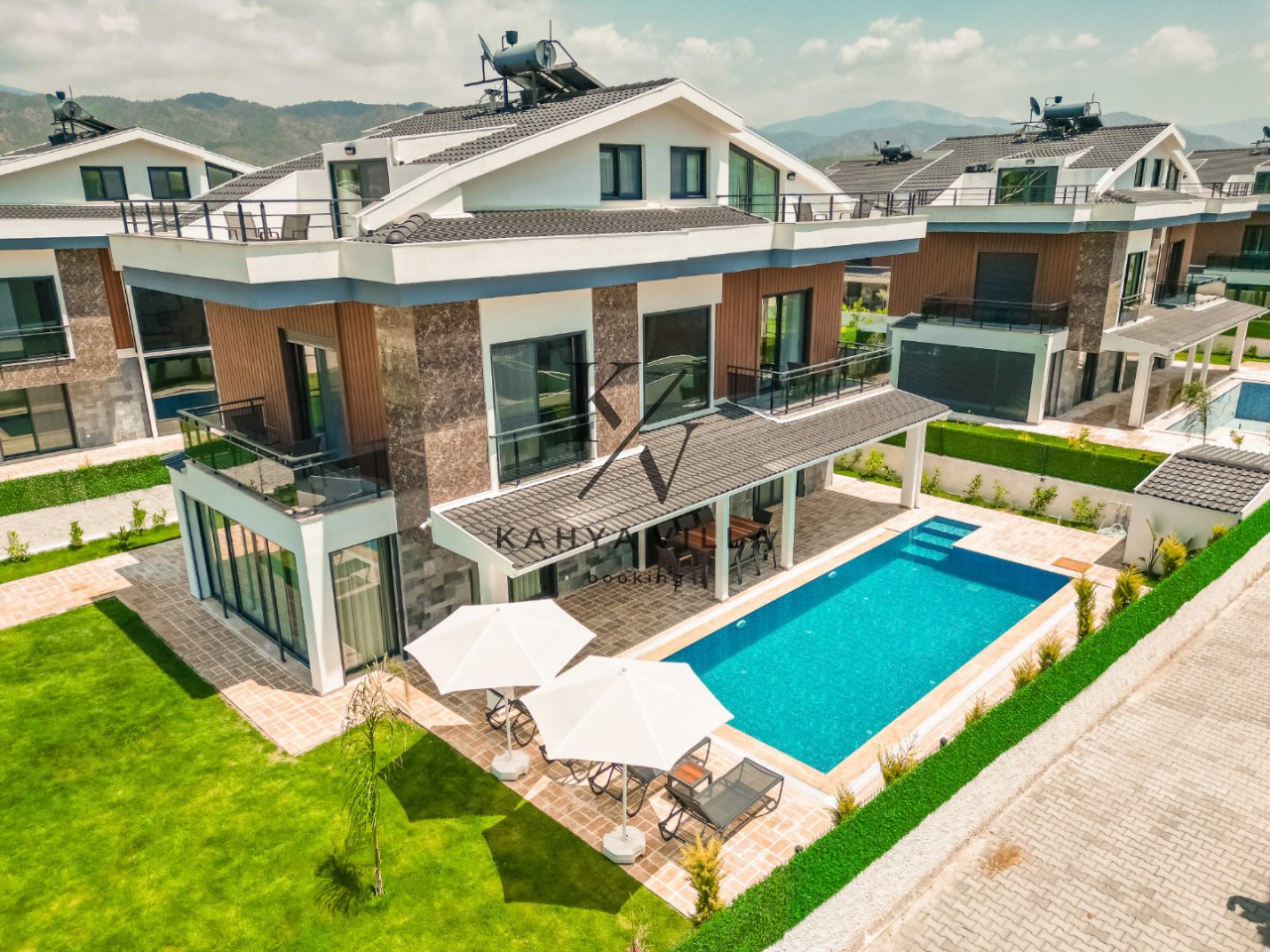 Villa Galaksi Mars 2, Fethiye'nin Çalış Bölgesinde, 8 Kişi Kapasiteli Tatil Villası