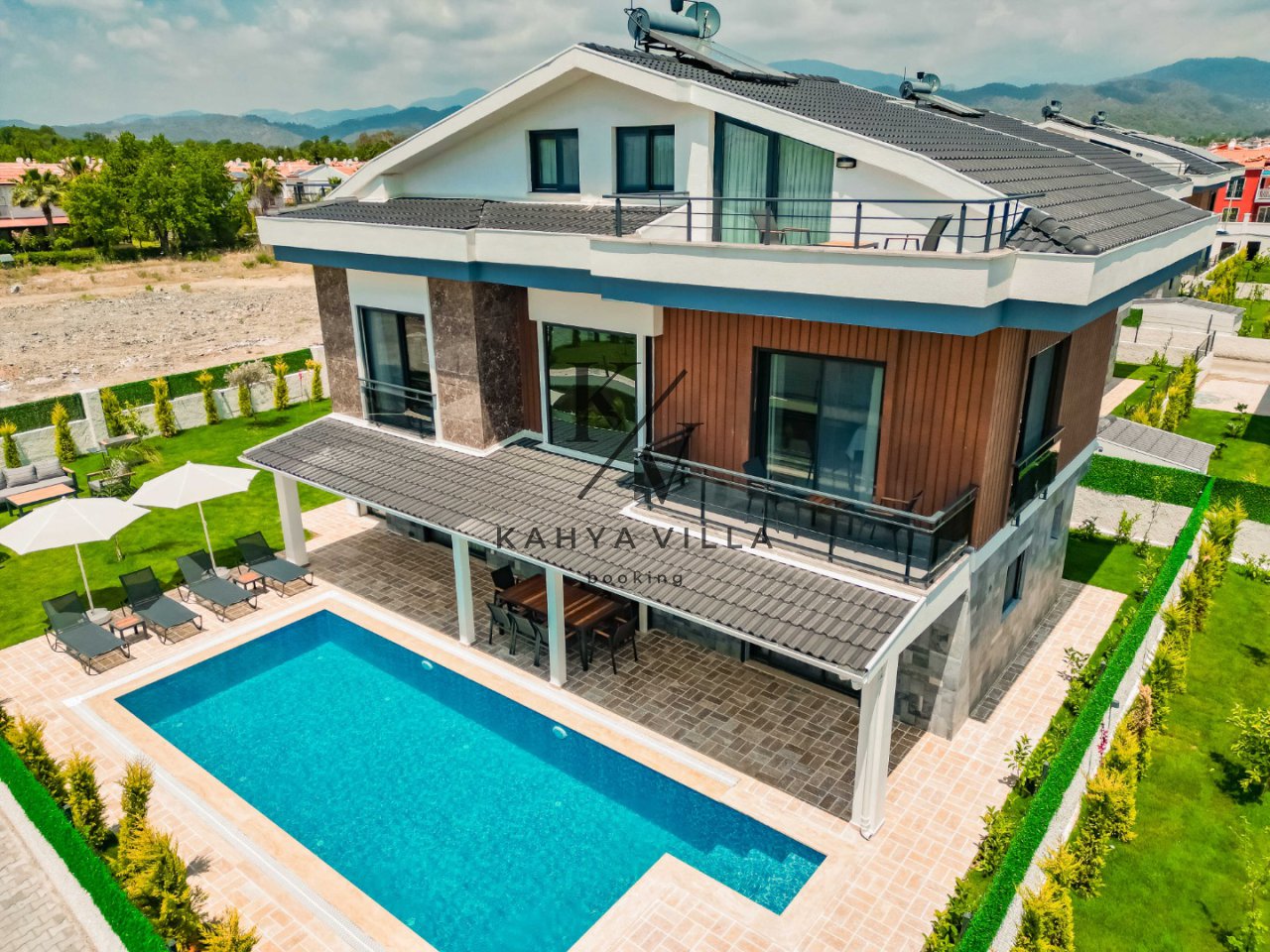 Villa Galaksi Venüs 1 | Denize Yakın, Site İçinde Lüks Tatil Villası – Fethiye