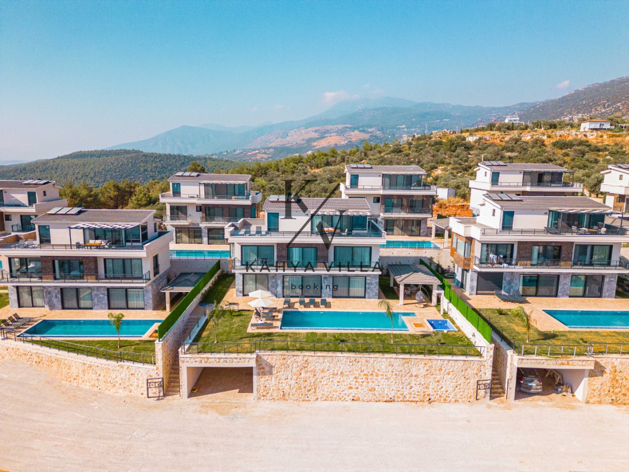 Villa Safir Kalkan , Kaş Kalkan Bölgesinde, Geniş Aileye uygun Deniz Manzaralı Tatil Villası