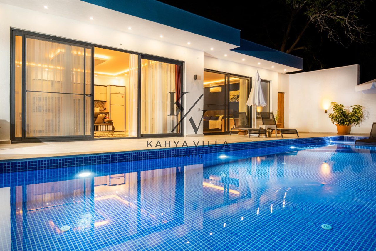Villa Yudum, Kalkan İslamlar Bölgesinde Bulunan 4 Kişi Kapasiteli Doğa Manzaralı Tatil Villası