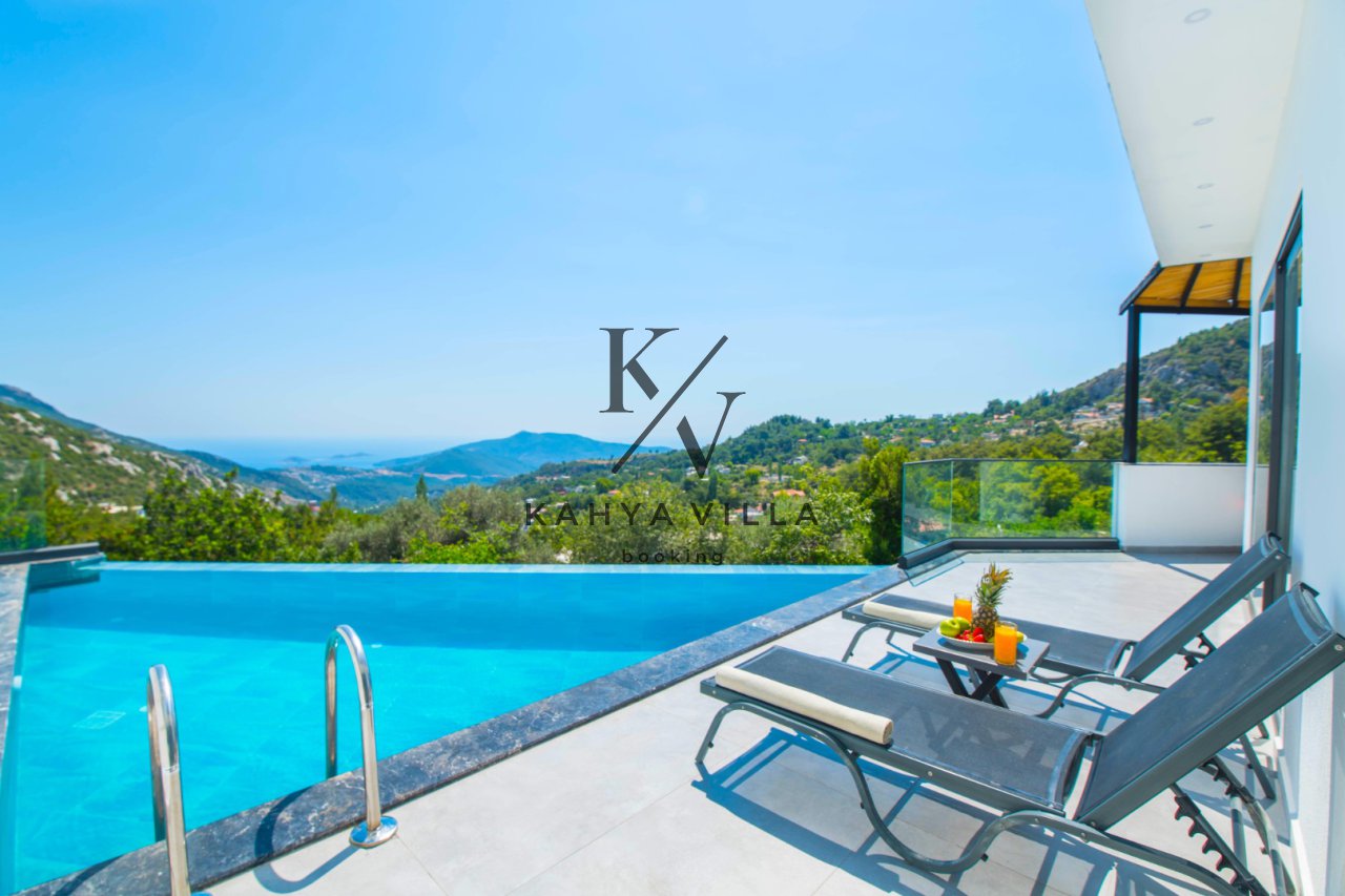 Villa Dilay , Kalkan İslamlar Bölgesinde Bulunan Eşsiz Doğa Manzaralı Balayı Villası