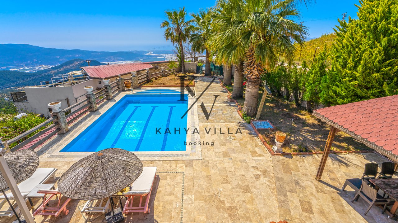 Villa Star Light 2, Kalkan İslamlar Mevkiinde Bulunan 3 Yatak Odalı 6 Kişi Kapasiteli Doğa Ve Deniz Manzaralı Tatil Villası