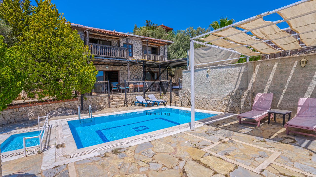 Villa Star Light 5, Kalkan İslamlar Mevkiinde Bulunan 2 Yatak Odalı 4 Kişi Kapasiteli Doğa Ve Deniz Manzaralı Tatil Villası