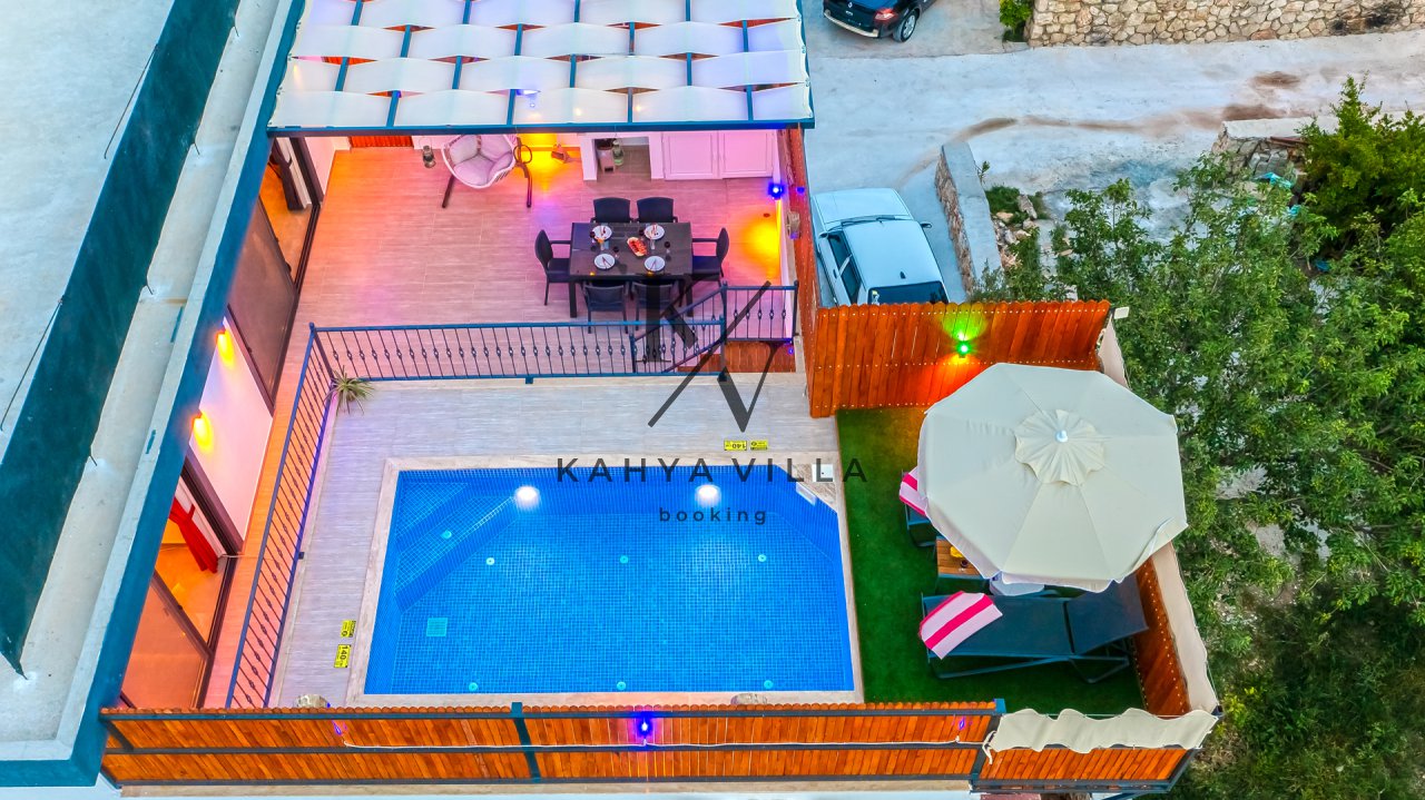 Villa Ela Ece Kalkan Kördere Mevkiinde Bulunan Kiralık Tatil Villası