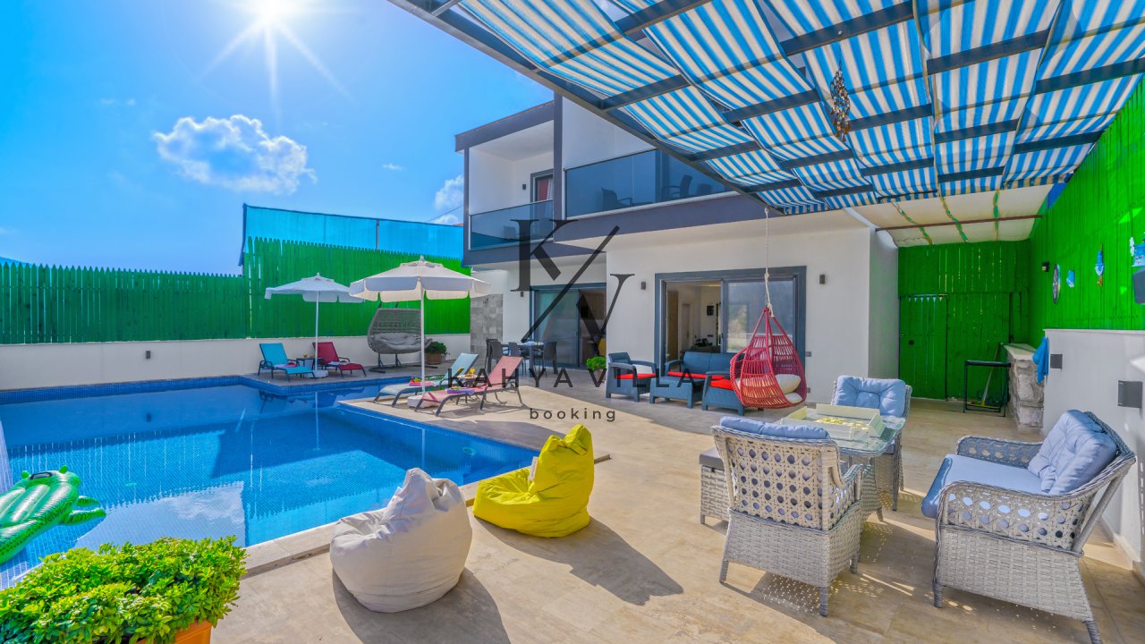 Villa Göktaşı 1 , Kalkan Yeşilköy Bölgesinde Bulunan 4 Kişilik Lüx Tatil Villamızdır