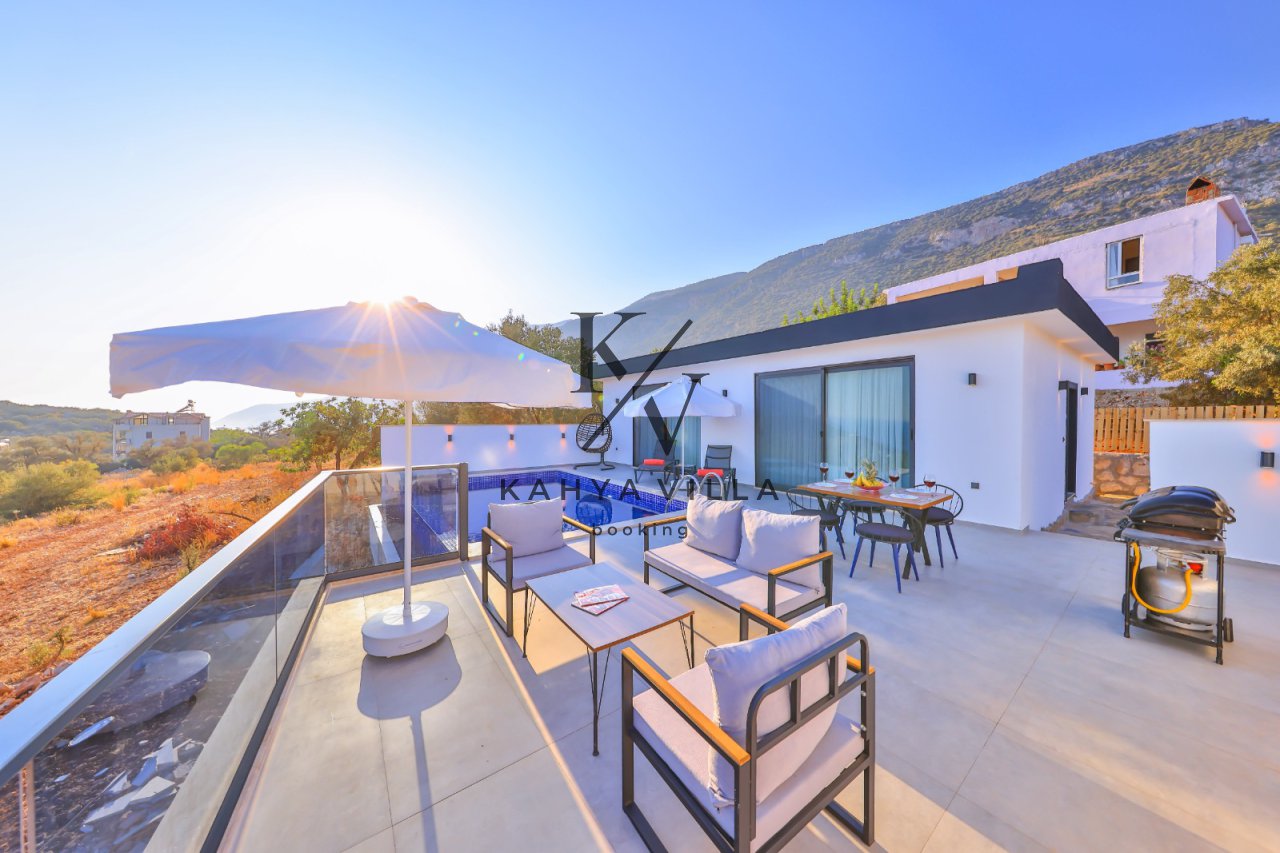 Villa Alice ,Kaş Gökseki Bölgesinde Bulunan Deniz Manzaralı Balayı Villası