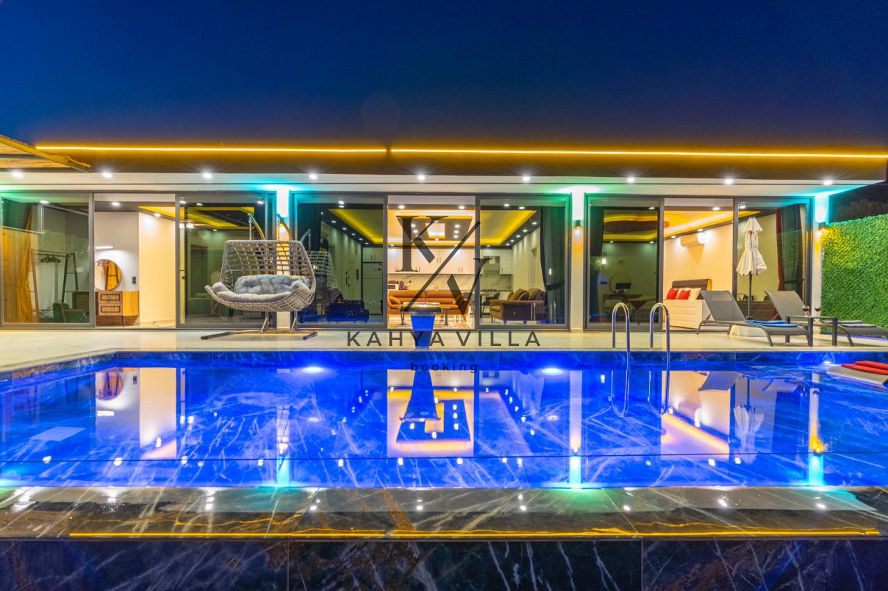 Villa  Rüya 1, Kalkan Çavdır Bölgesinde Konumlanmış 2 Yatak Odalı, 4 Kişi Kapasiteli Villa