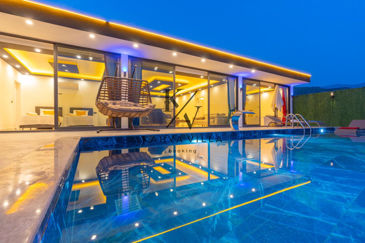 Villa Rüya 2, Kalkan Çavdır Bölgesinde Konumlanmış 2 Yatak Odalı, 4 Kişi Kapasiteli Villa