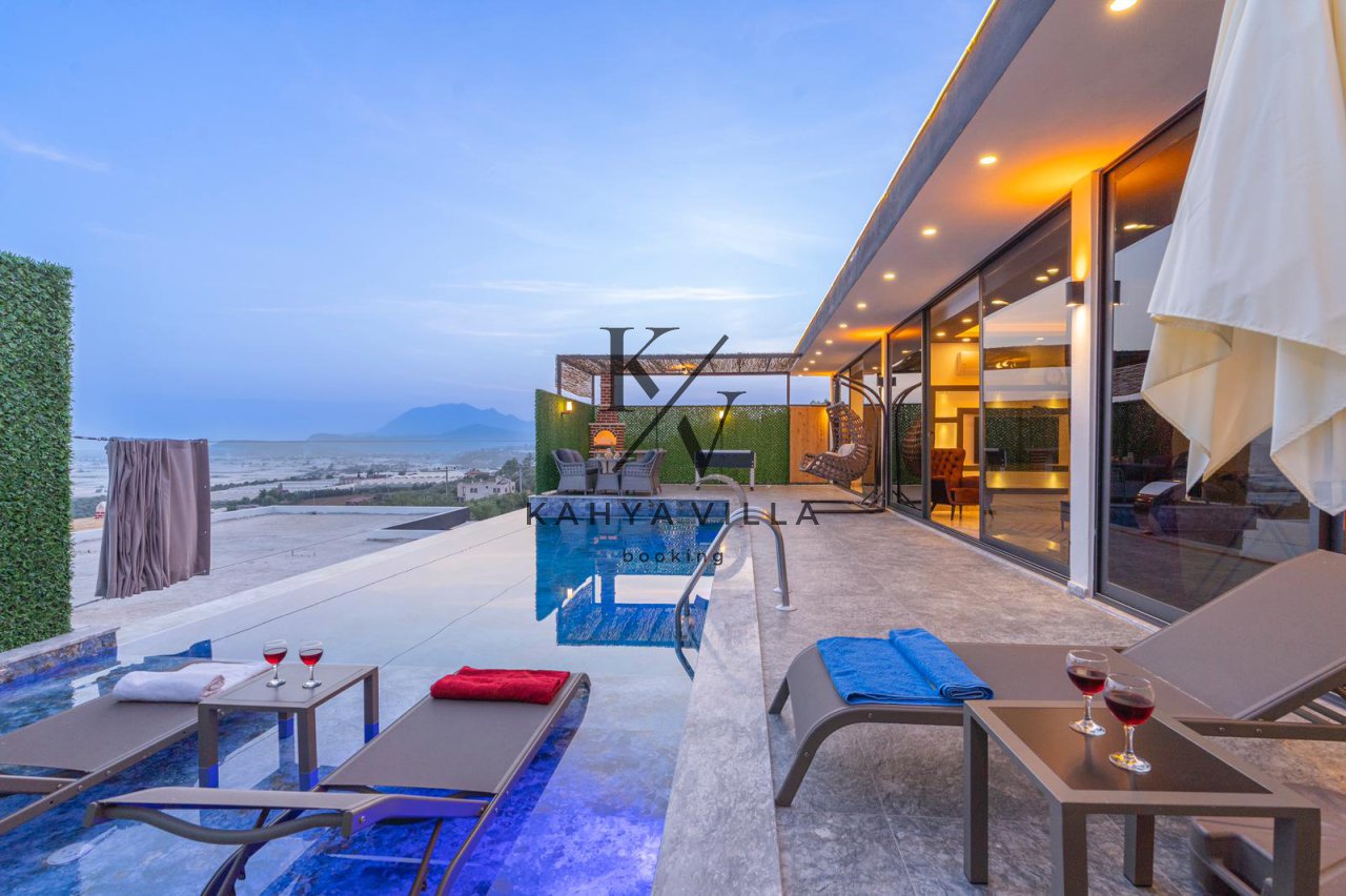 Villa Rüya 3, Kalkan Çavdır Bölgesinde Konumlanmış 2 Yatak Odalı, 4 kişi Kapasiteli Villa