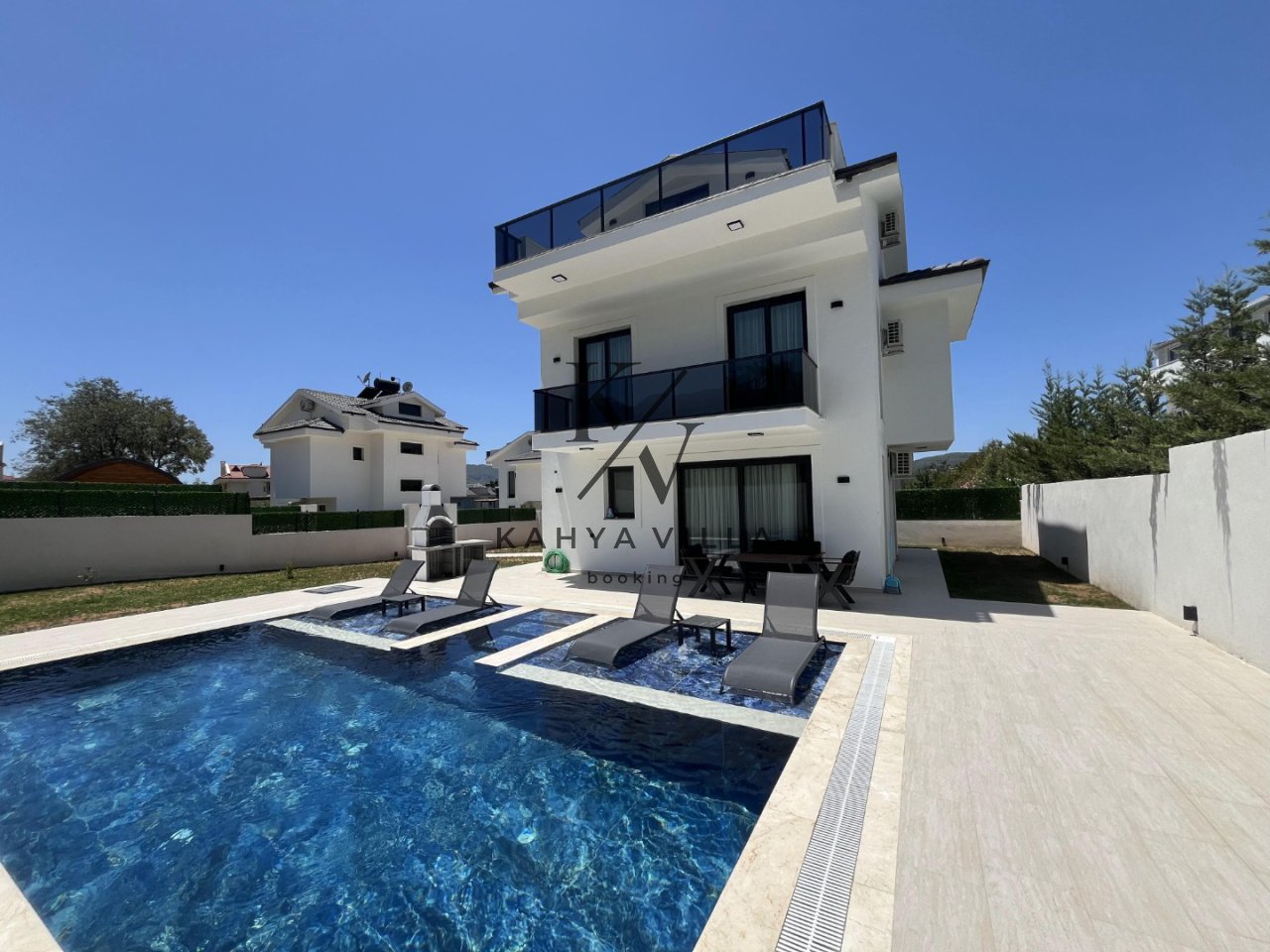 Villa Pachira 1, Fethiye Ovacık Mevkiinde Bulunan 6 Kişi Kapasiteye Sahip Doğa Manzaralı Villa