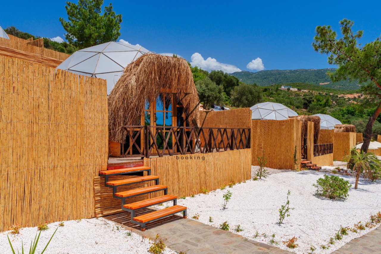 Villa Dome B/3 Kalkan Üzümlü | 2 Kişilik Ortak Havuzlu,Jakuzili Balayı Villası