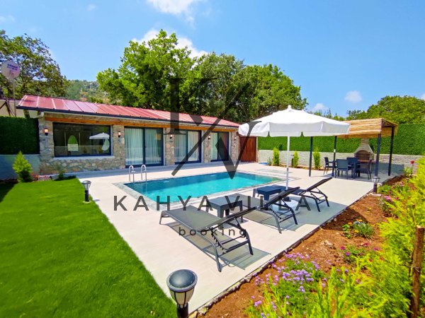 Villa Meşe | Fethiye Kayaköy’de Jakuzili, Hamamlı ve 2 Kişilik Muhafazakâr Balayı  Villası