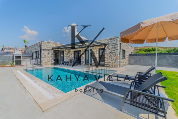 Villa Zara 1 | Fethiye Çalış’ta Taş Mimarili, Özel Havuzlu 4 Kişilik Villa