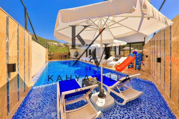 Villa İkizce , Kalkan İkizce Bölgesinde Doğa Manzaralı Tatil Villası