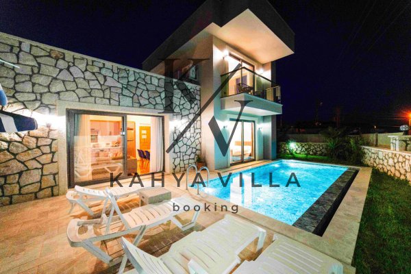 Villa Asil , Kaş Çukurbağ Bölgesinde Bulunan 4 Kişi Kapasiteli Lüks Tatil Villası