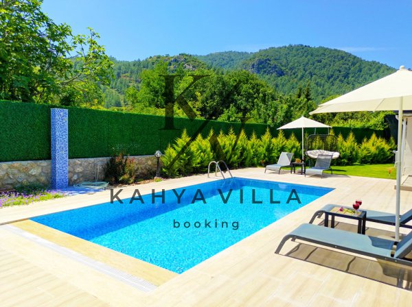 Villa Lime | Fethiye Kayaköy’de 2 Yatak Odalı, Özel Havuzlu 4 Kişilik Villa