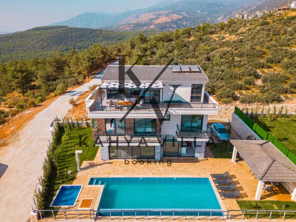 Villa İnci Kalkan , Kaş Kalkan Bölgesinde, Geniş Aileye uygun Deniz Manzaralı Tatil Villası