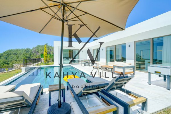 Villa Mercury ,Kalkan İslamlar Bölgesinde Bulunan 6 Kişi Kapasiteli , JAKUZİLİ, Doğa Manzaralı Lüx Villa
