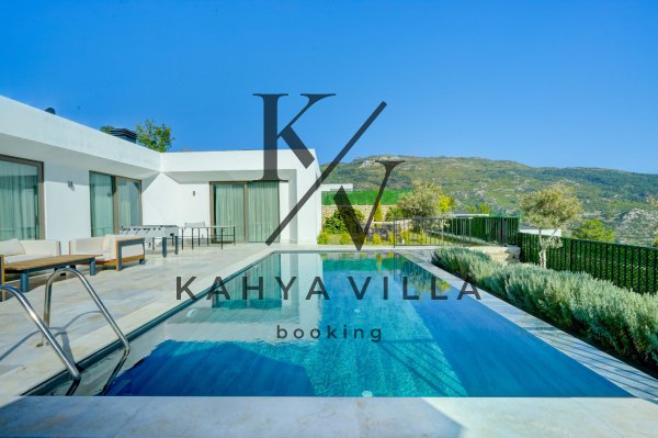 Villa Mars,Kalkan İslamlar Bölgesinde Bulunan 6 Kişi Kapasiteli , JAKUZİLİ, Doğa Manzaralı Lüx Villa