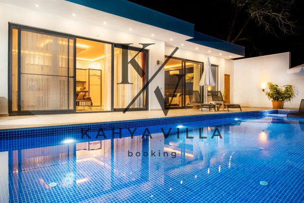 Villa Yudum, Kalkan İslamlar Bölgesinde Bulunan 4 Kişi Kapasiteli Doğa Manzaralı Tatil Villası