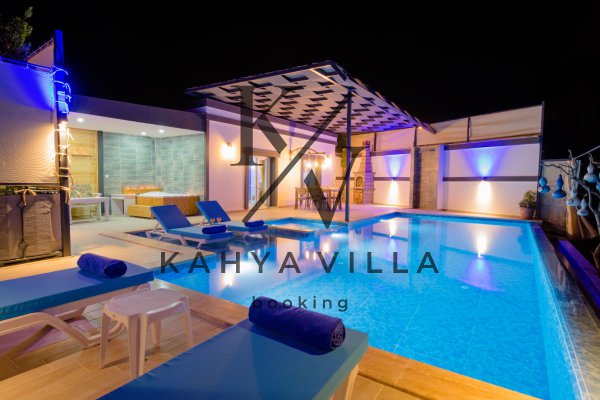 Villa Portakal , Kalkan İslamlar Mevkiinde Bulunan 4 Kişi Kapasiteli Doğa Manzaralı Tatil Villası