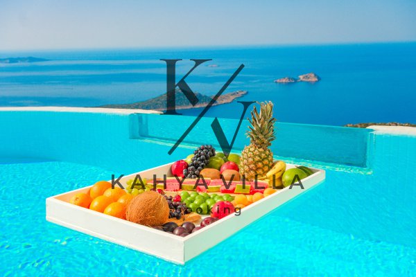 Villa Santorini 2 , Kalkan'da Deniz Manzaralı Balayı Villası.