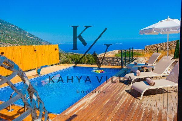 Villa Sento, Kalkan'da Deniz Manzaralı Tatil Villası.