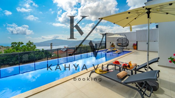 Villa Alba ,Kalkan Kördere Bölgesinde Bulunan 4 Kişi Kapasiteli ,Deniz Manzaralı Tatil Villası