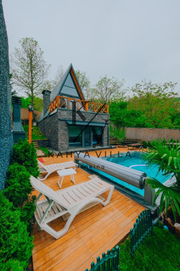 Villa SAPANCA-15 , Sapanca Memnuniye Bölgesinde Bulunan 6 Kişi Kapasiteli Jakuzili Doğa Manzaralı Bungalov.