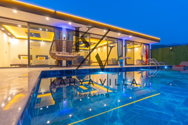 Villa Rüya 2, Kalkan Çavdır Bölgesinde Konumlanmış 2 Yatak Odalı, 4 Kişi Kapasiteli Villa