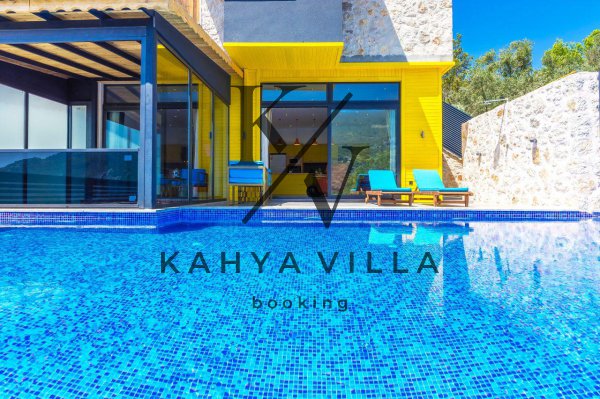 Villa Feliks, Kalkan İslamlar Bölgesinde Bulunan Doğa Manzaralı Kapalı Isıtmalı Havuzu Bulunan Balayı Tatil Villası