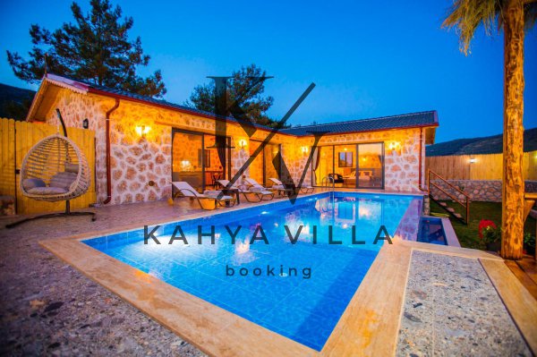 Villa Mutlu ,Kalkan Sarıbelen Bölgesinde Bulunan 4 Kişi Kapasiteli Özel Havuzlu Tatil Villası