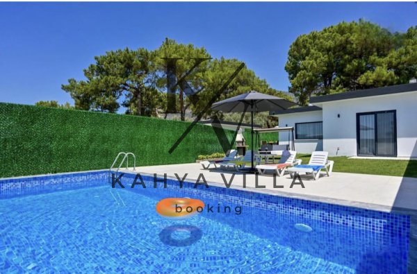 Villa Çayköy 1 | Kaş Çayköy’de Jakuzili, Özel Havuzlu Doğa Manzaralı Villa