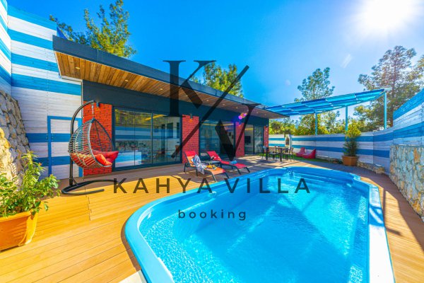 Villa Cazibe , Kalkan İslamlar Bölgesinde Bulunan Havuz Alanı Dışarıdan Görünmeyen Balayı Villası