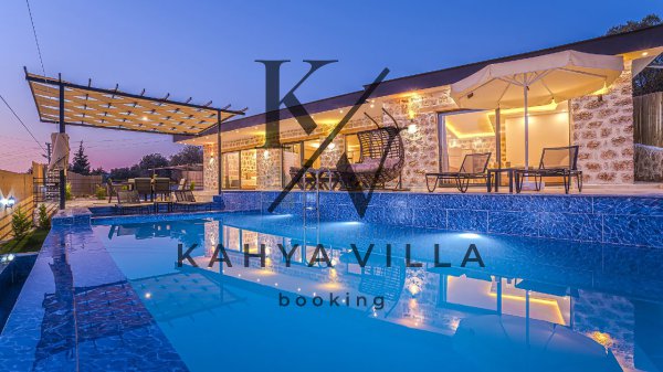 Villa Karataş 1, Kalkan Çavdır'da Doğa Manzaralı Muhafazakar Tatil Villası
