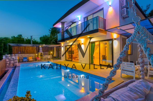 Villa Kahya 1, Kalkan Üzümlü'de Doğa Manzaralı Muhafazakar Tatil Villası