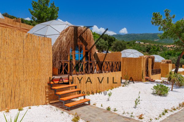 Villa Dome B/3 Kalkan Üzümlü | 2 Kişilik Ortak Havuzlu,Jakuzili Balayı Villası