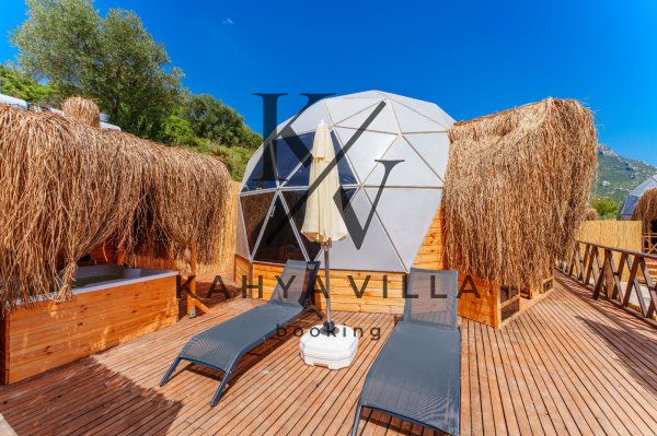 Villa Dome C/1 Kalkan Üzümlü | 2 Kişilik Ortak Havuzlu Balayı Villası