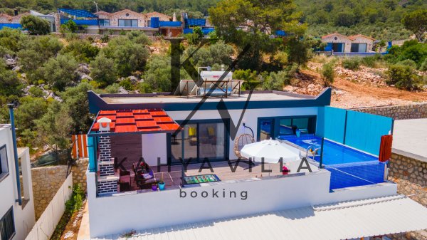 Villa Göktaşı 3 ,Kalkan Yeşilköy Mahallesinde Bulunan Doğa Manzaralı Balayı Tatil Villası